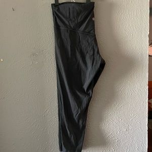 Athleta dark gray 7/8 leggings, no pocket. New condition, never worn. To tags